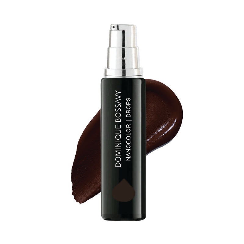 Color of Nanocolor Drop Brown Black permanent makeup pigment for eyeliner