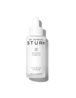 Dr. Barbara Sturm’s CALMING SERUM rebalances irritated skin and helps to reduce redness and burning
