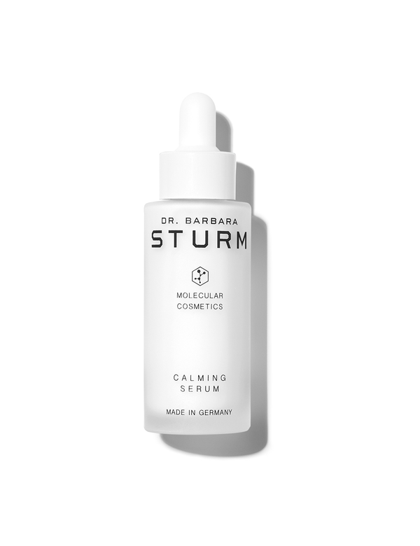 Dr. Barbara Sturm’s CALMING SERUM rebalances irritated skin and helps to reduce redness and burning