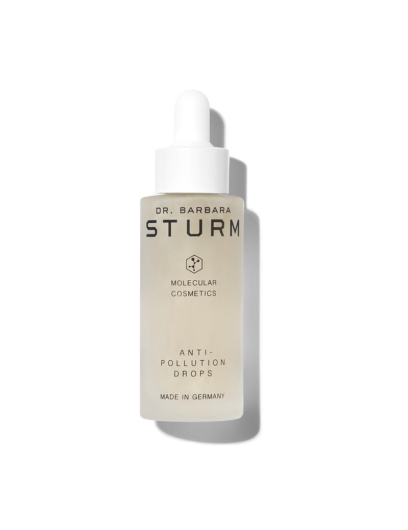 ANTI-POLLUTION DROPS are formulated to protect your complexion from particulate pollution, harmful UV rays